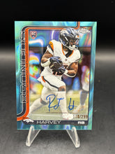Load image into Gallery viewer, 2025 Topps Chrome Harvey Chrome Rookie Autographs Teal Lava Refractor #/299
