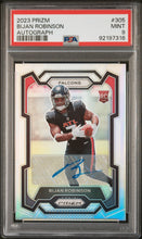 Load image into Gallery viewer, 2023 Panini Prizm #305 Bijan Robinson Autograph PSA 9

