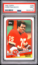 Load image into Gallery viewer, 1988 Topps #363 Christian Okoye PSA 9
