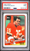 Load image into Gallery viewer, 1988 Topps #363 Christian Okoye PSA 9
