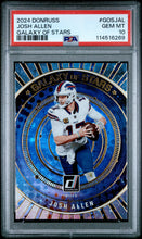 Load image into Gallery viewer, 2024 Panini Donruss Galaxy Of Stars #GOSJAL Josh Allen PSA 10
