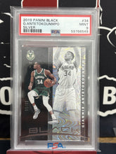 Load image into Gallery viewer, 2019 Panini Black #34 G.Antetokounmpo Silver PSA 9
