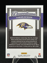 Load image into Gallery viewer, 2025 Donruss #1 Lamar Jackson Downtown!
