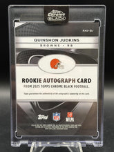 Load image into Gallery viewer, 2025 Topps Chrome Black #RAU-QJ Quinshon Judkins Rookie Autographs
