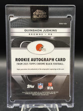 Load image into Gallery viewer, 2025 Topps Chrome Black #RAU-QJ Quinshon Judkins Rookie Autographs
