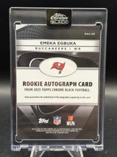 Load image into Gallery viewer, 2025 Topps Chrome Black #RAU-EE Emeka Egbuka Rookie Autographs
