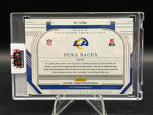 Load image into Gallery viewer, 2023 Panini National Treasures Puka Nacua Rookie Treasured Impressions #/99
