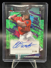 Load image into Gallery viewer, 2026 Finest #FMA-CDU Caleb Durbin Finest Mega Autographs Green Mini Diamond #/99
