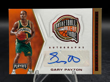 Load image into Gallery viewer, 2019-20 Panini Chronicles #HF-GPT Gary Payton Hall of Fame Autographs Red
