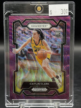 Load image into Gallery viewer, 2024 Panini Prizm Draft Picks #57 Caitlin Clark Prizms Purple Wave
