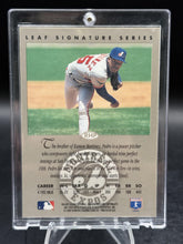Load image into Gallery viewer, 1996 Leaf Signature Series #NNO Pedro Martinez Autographs Bronze
