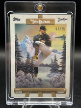 Load image into Gallery viewer, 2025 Topps x Bob Ross: The Joy of Baseball #9 Paul Skenes Easel #/75
