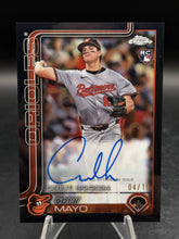 Load image into Gallery viewer, 2025 Topps Chrome Update Coby Mayo Rookie Debut Autographs Black Refractors #/10
