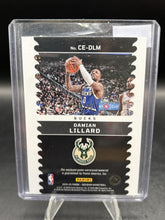 Load image into Gallery viewer, 2024-25 Obsidian Damian Lillard Cutting Edge Mem. Electric Etch Green Flood #/25
