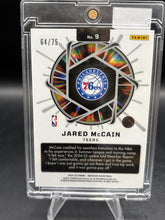 Load image into Gallery viewer, 2024-25 Panini Obsidian Jared McCain Supernova Electric Etch Purple Flood #/75

