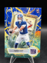 Load image into Gallery viewer, 2025 Topps Resurgence #VT-2 Jaxson Dart Voltaic Navy Surge Refractor #/275

