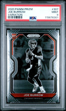 Load image into Gallery viewer, 2020 Panini Prizm #307 Joe Burrow Variation PSA 9
