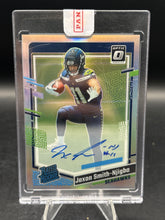 Load image into Gallery viewer, 2023 Donruss Optic Jaxon Smith-Njigba Rated Rookies RPS Autographs Holo #/75
