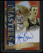 Load image into Gallery viewer, 2026 Finest Larry Bird Masters Autographs Orange Refractor #/25
