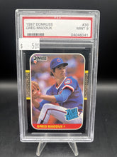 Load image into Gallery viewer, 1987 Donruss #36 Greg Maddux PSA 9
