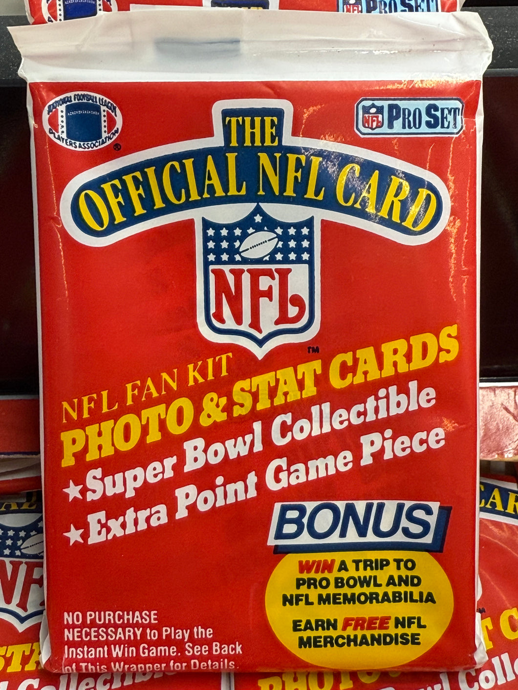 1989 Pro Set Football Series 1 Sealed Wax Pack