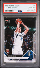 Load image into Gallery viewer, 2025 Topps Now #6 Cooper Flagg PSA 10
