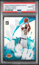 Load image into Gallery viewer, 2020 Panini Donruss Optic Splash! #13 Lebron James Splash!-Holo PSA 10
