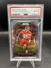 Load image into Gallery viewer, 2020 Panini Prizm #124 Patrick Mahomes Ii PSA 10
