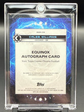 Load image into Gallery viewer, Caleb Williams 2024 Topps Cosmic Chrome Equinox Auto #EQR-CW Rookie RC /75

