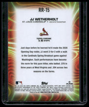Load image into Gallery viewer, 2026 Topps Chrome #RR-15 JJ Wetherholt Radiating Rookies
