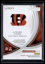 Load image into Gallery viewer, Ja'Marr Chase 2022 Panini Immaculate Collection #ISJ-JCH #/49
