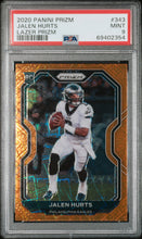Load image into Gallery viewer, 2020 Panini Prizm #343 Jalen Hurts Lazer Prizm PSA 9
