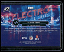 Load image into Gallery viewer, 2025 Topps Resurgence #EL-13 Jahmyr Gibbs Electro Lights
