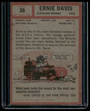 Load image into Gallery viewer, 1962 Topps #36 Ernie Davis
