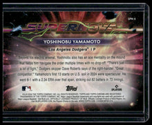 Load image into Gallery viewer, 2024 Topps Chrome Cosmic #SPN-4 Yoshinobu Yamamoto Supernova SuperFractors #/1
