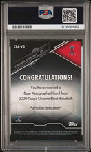 Load image into Gallery viewer, 2020 Topps Chrome Black Autographs Vladimir Guerrero Autos Green Ref. PSA 9
