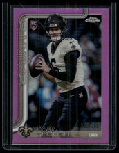 Load image into Gallery viewer, 2025 Topps Chrome #398 Tyler Shough Pink Refractor #/250
