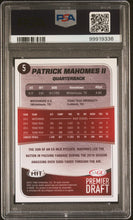 Load image into Gallery viewer, 2017 Sa-Ge Hit Premier Draft #5 Patrick Mahomes Ii Premier Draft-Silver PSA 10
