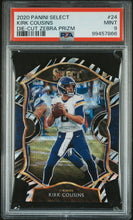 Load image into Gallery viewer, 2020 Panini Select #24 Kirk Cousins Die-Cut Zebra Prizm PSA 9
