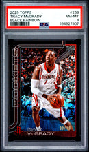 Load image into Gallery viewer, 2025 Topps #263 Tracy Mcgrady Black Rainbow PSA 8

