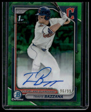 Load image into Gallery viewer, 2024 Bowman Draft Sapphire Edition Travis Bazzana Prospect Autographs Green #/99
