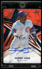 Load image into Gallery viewer, 2026 Topps #BSA-SS Sammy Sosa Baseball Stars Autographs Orange (Series One) #/25
