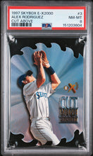 Load image into Gallery viewer, 1997 Skybox E-X 2000 Cut Above #3 Alex Rodriguez Cut Above PSA 8
