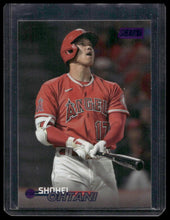 Load image into Gallery viewer, 2023 Stadium Club #136 Shohei Ohtani Purple Foil #/75
