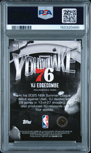 Load image into Gallery viewer, 2025-26 Topps Chrome VJ Edgecombe Youthquake Red Geometric Refractor PSA 9 #/5
