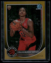 Load image into Gallery viewer, 2025-26 Bowman #BCV-9 Collin Murray-Boyles Chrome Gold Refractors #/50
