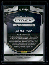 Load image into Gallery viewer, 2025-26 Panini Prizm Jeremiah Fears Silver Autograph

