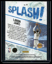 Load image into Gallery viewer, 2021-22 Donruss Optic #11 LeBron James Splash! Blue #/85
