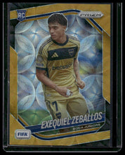 Load image into Gallery viewer, 2025-26 Panini Prizm FIFA #174 Exequiel Zeballos Choice Gold Prizms #/10
