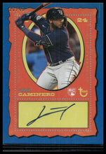 Load image into Gallery viewer, 2024 Topps Brooklyn Collection #AC-JCA Junior Caminero Autographs Blue #/40
